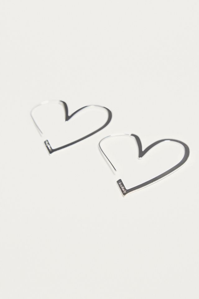 Cheap Monday Heart Hoop Earrings #1