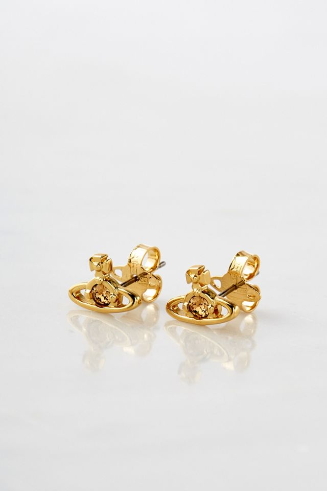 Vivienne Westwood Nano Solitaire Earrings | Urban Outfitters UK