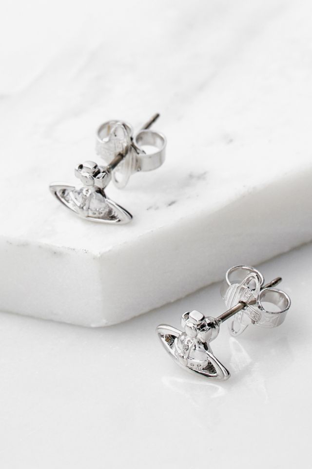 Vivienne westwood lorelei stud store earrings silver