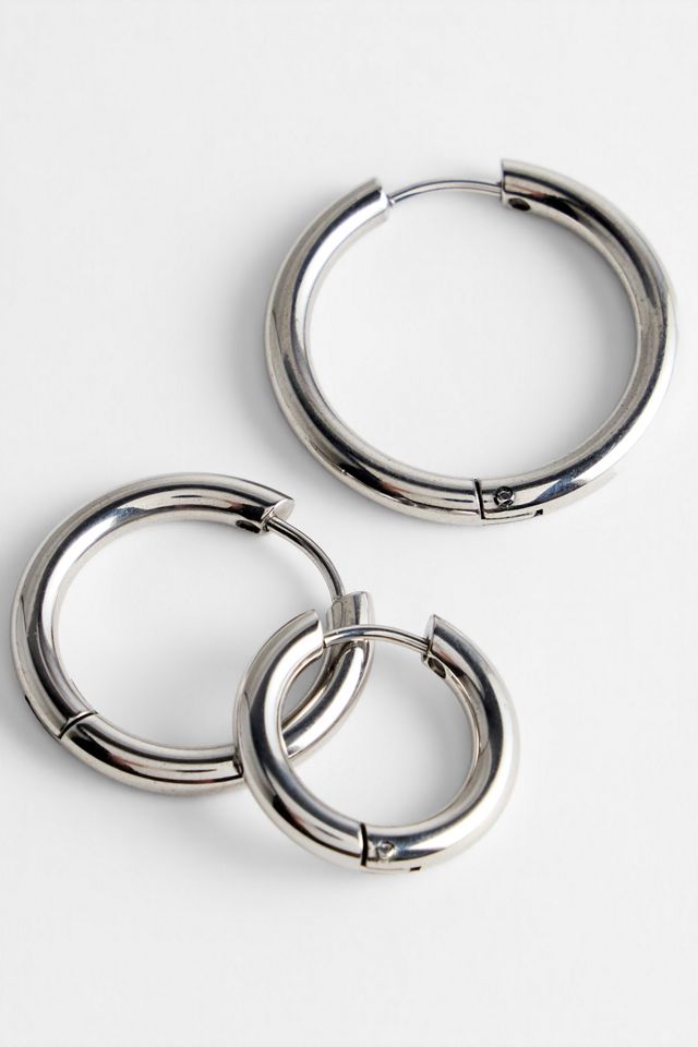 Paquete de 3 Aretes de Aro Túnel UO #2