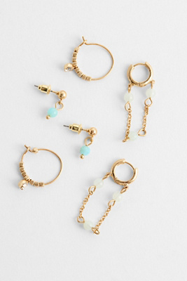 Lot de 3 boucles d'oreilles charm soleil taille: TAILLE UNIQUE - Silence + Noise - Modalova