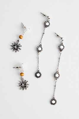 Silence + Noise Sun Charm Earrings 2-Pack