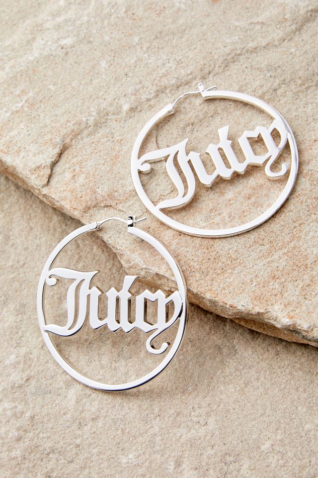 Juicy couture earrings deals hoops