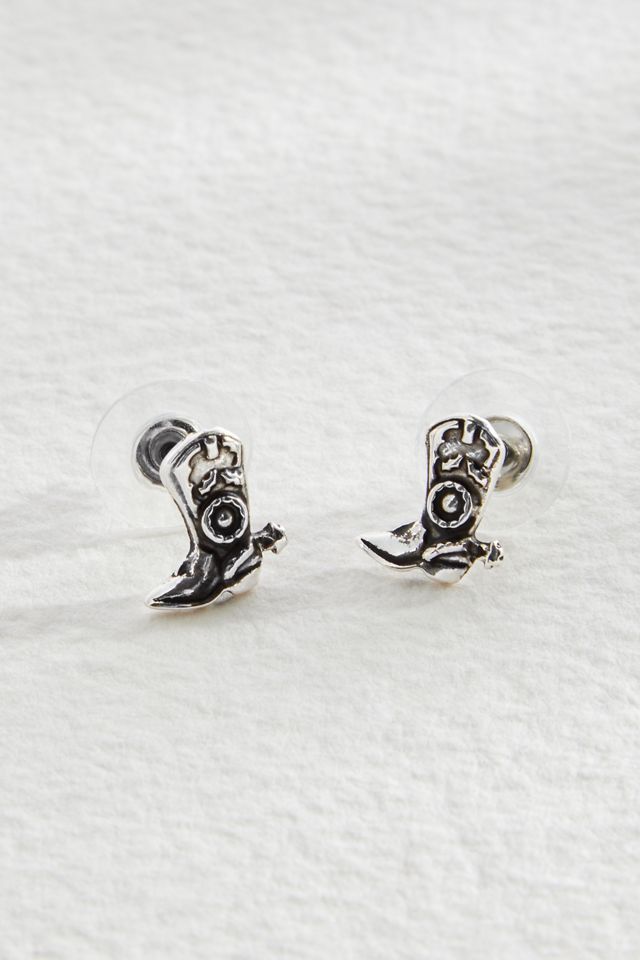 Silence + Noise Cowboy Boot Stud Earrings  #1