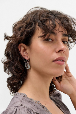 Boucles d'oreilles Moon & Sun (lot de 2) en taille: TAILLE UNIQUE - Silence + Noise - Modalova