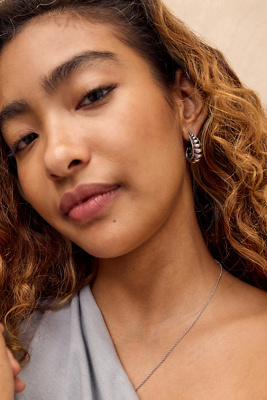 Silence + Noise Stud Hoops 2-Pack - Silver at Urban Outfitters