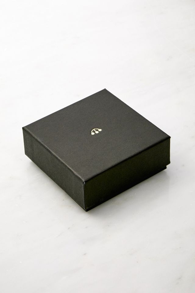 Boucles d'oreilles pendantes cœur en émail Yin & Yang #2