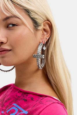 Minga London Temptation Antike Ohrringe mit Nieten