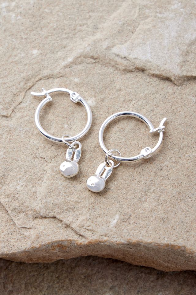 Aretes de Aro Mini Cabeza de Miffy #1