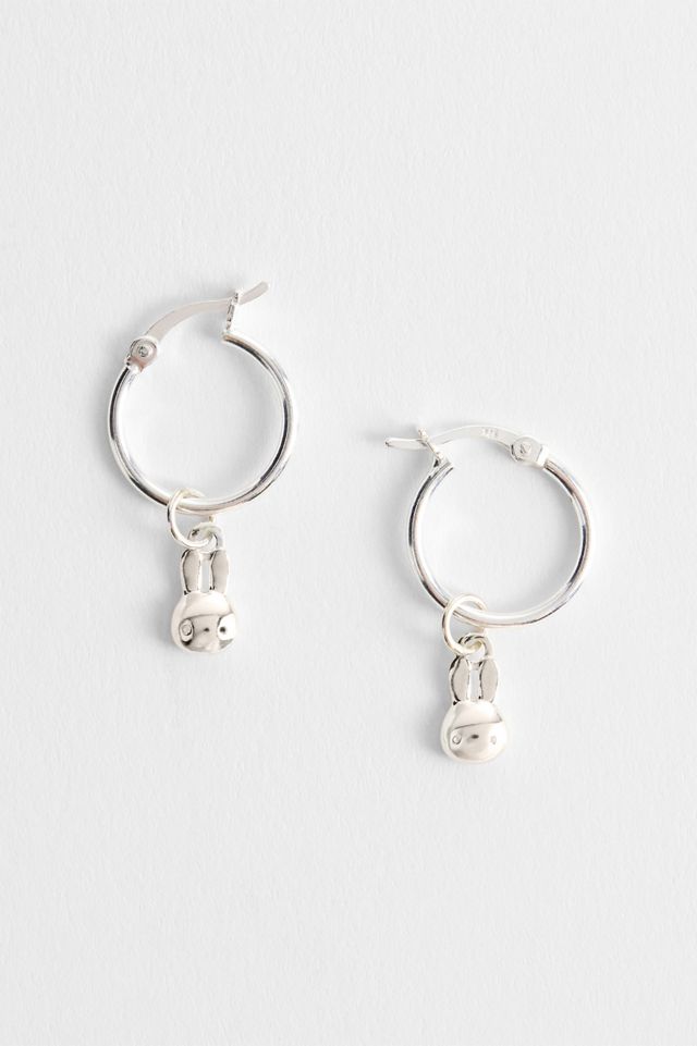 Aretes de Aro Mini Cabeza de Miffy #1