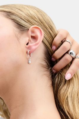 Aretes de Aro Mini Cabeza de Miffy