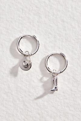 Lucky Eleven Cowgirl Hoop Earrings