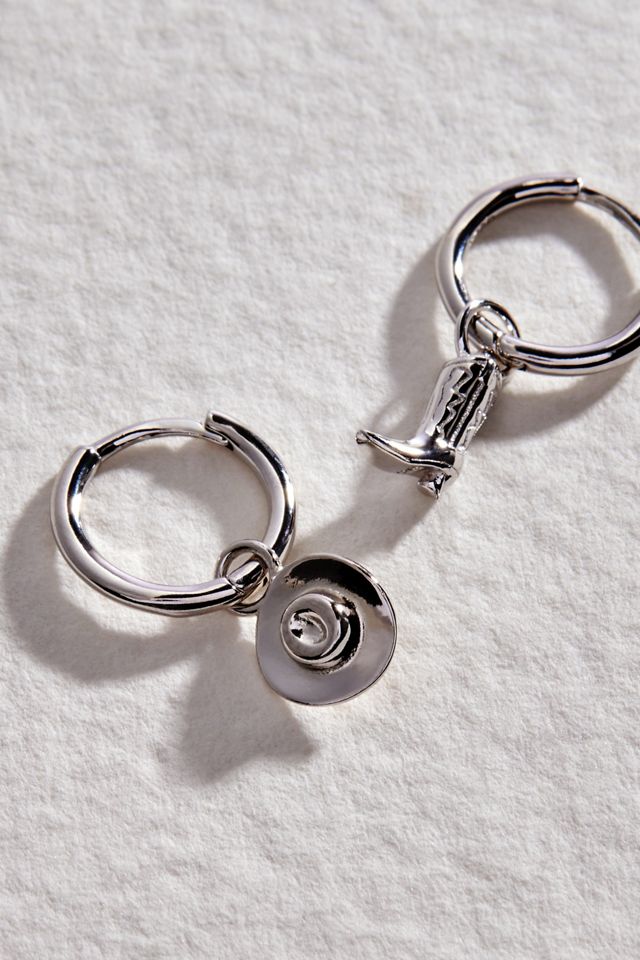 Lucky Eleven Cowgirl Hoop Earrings #2
