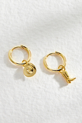 Orecchini A Cerchio Rettangolari Lucky Brand Con Fiore Color Argento: Il Tocco Chic Che Cercavi