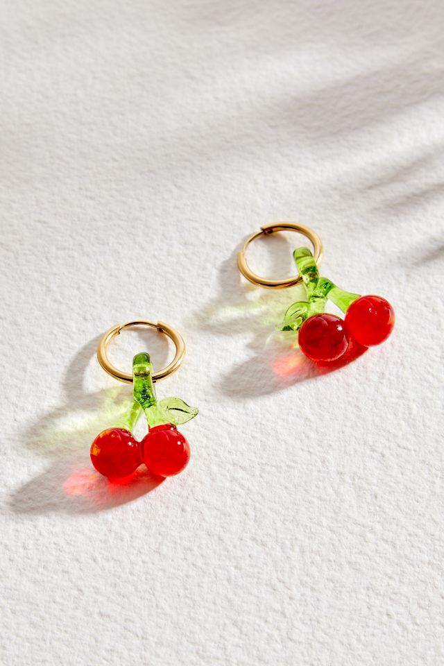 Cherry earrings urban outfitters deals