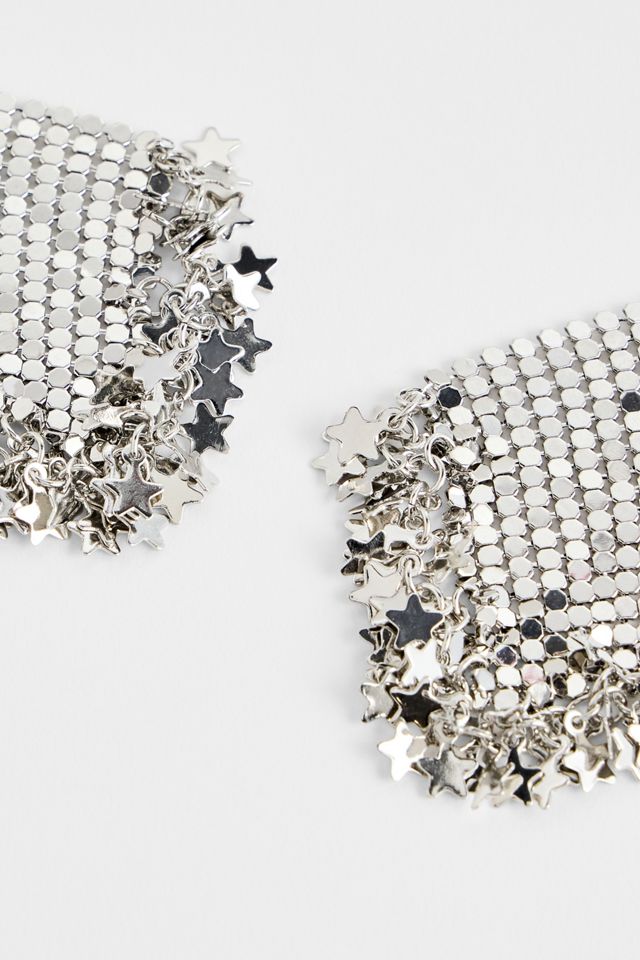 Boucles d'oreilles en cotte de mailles Silence + Noise #2