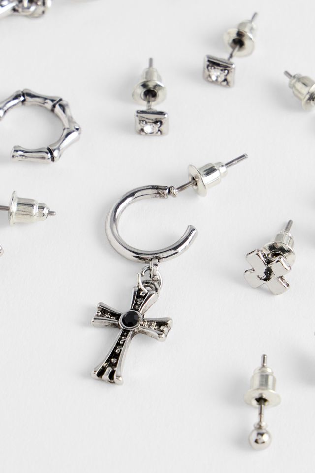 Silence + Noise Cross & Fish Earrings 10-Pack #3