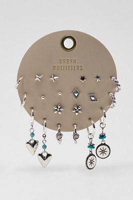 Lot de 10 boucles d'oreilles grunge UO