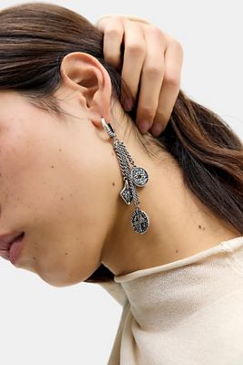 Aretes de Moneda de Plata UO