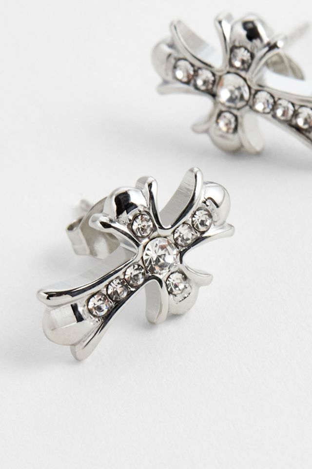 Orecchini a lobo con croce Bohomoon Lillie #1