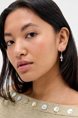 Bohomoon Pendientes de Aro Cruzados Lillie Exclusivos de UO