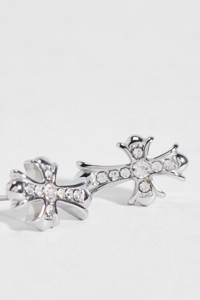 Boucles d'oreilles clous croix Lillie Bohomoon #1