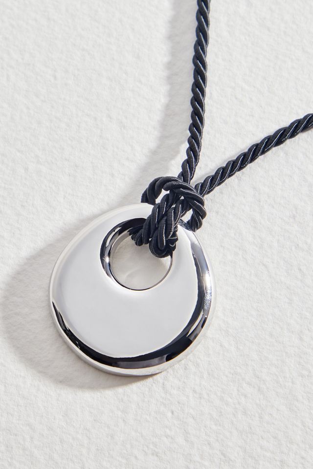 Silence + Noise Marlow Silver Cord Choker #1