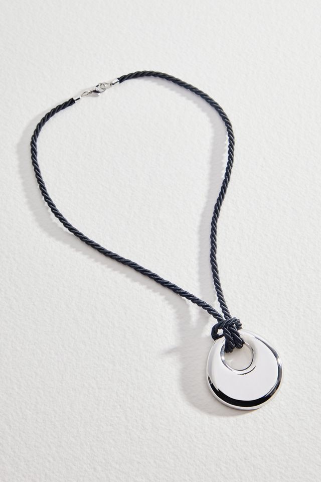 Silence + Noise Marlow Silver Cord Choker #2