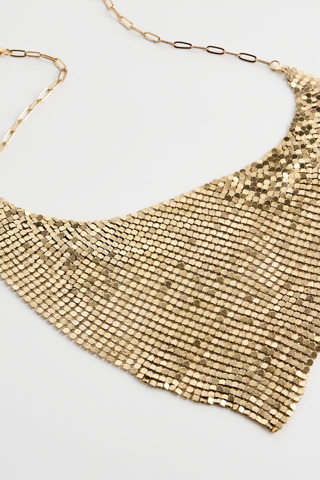 Silence + Noise Chainmail Neckerchief Choker Necklace #2