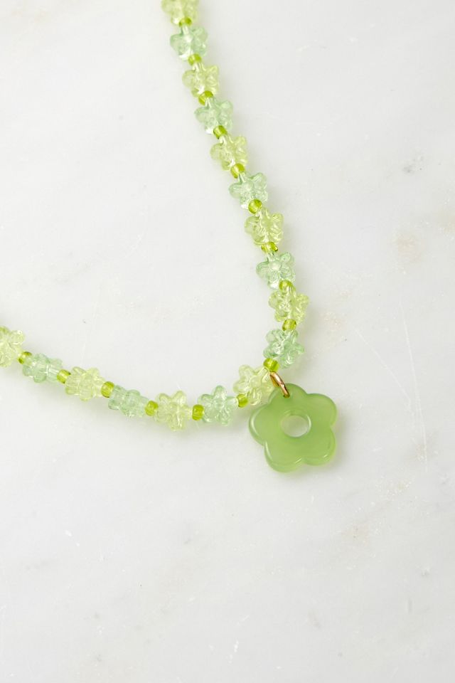 Beaded Floral Necklace  #2
