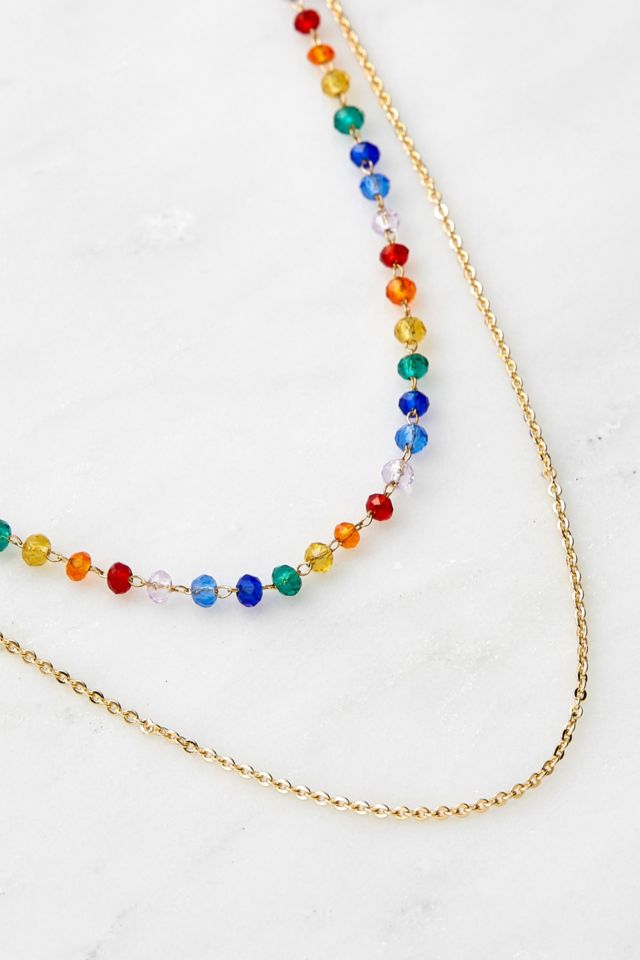 Stevie Simple Beaded Necklace | Urban Outfitters UK