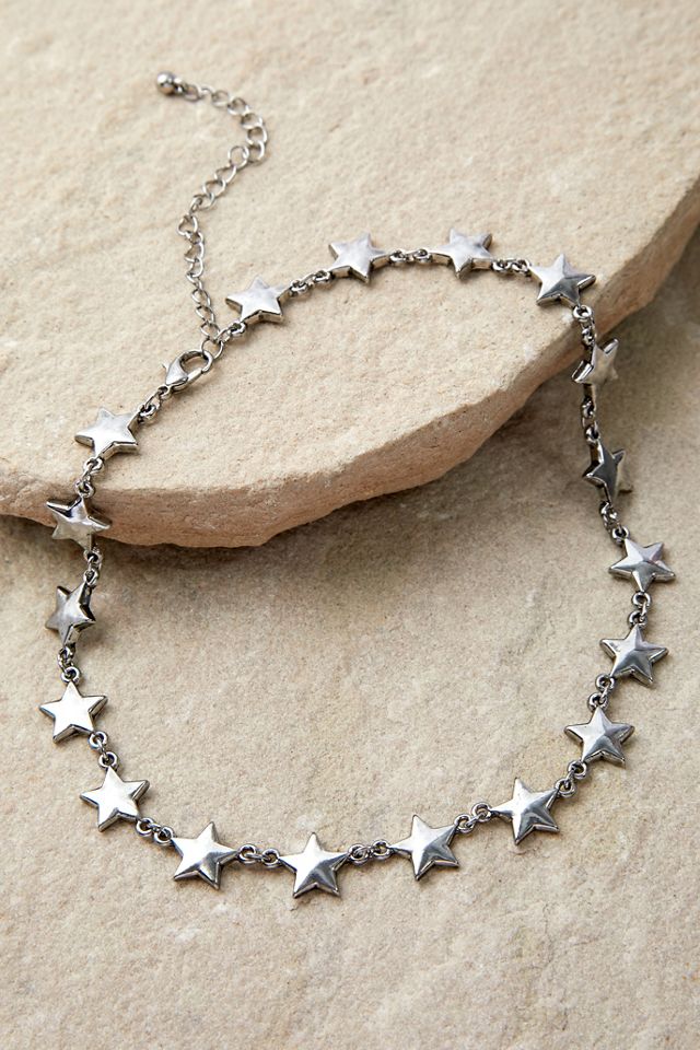 Silence + Noise Multi-Star Choker Necklace  #1