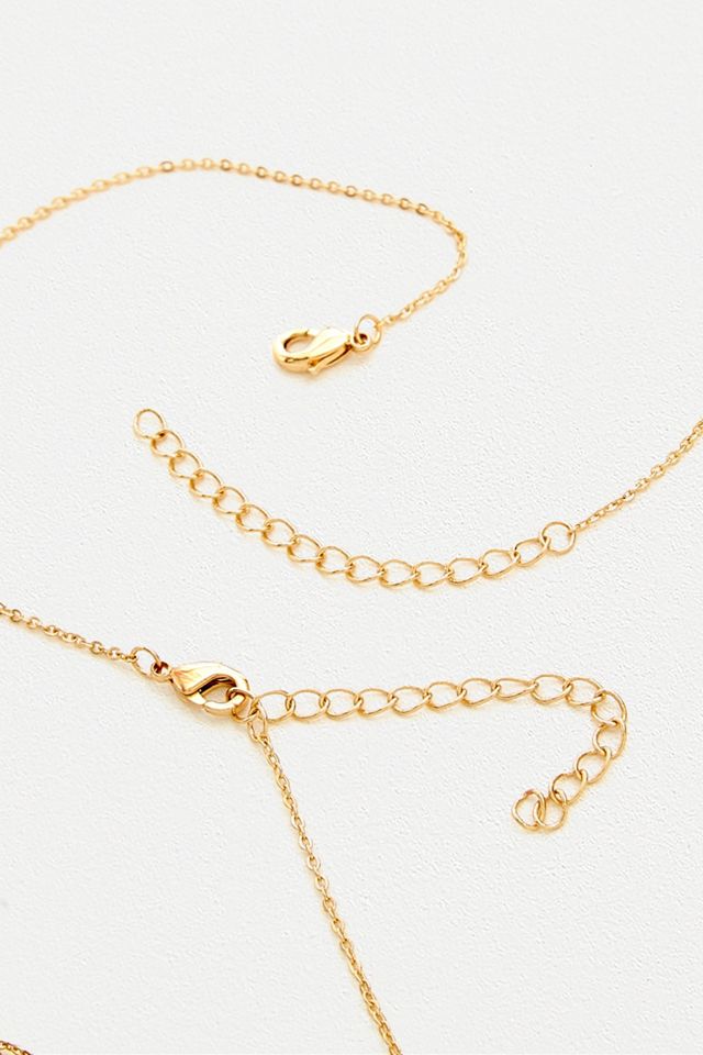 Goldfarbene Sternzeichenkette mit Motiv Löwe #2