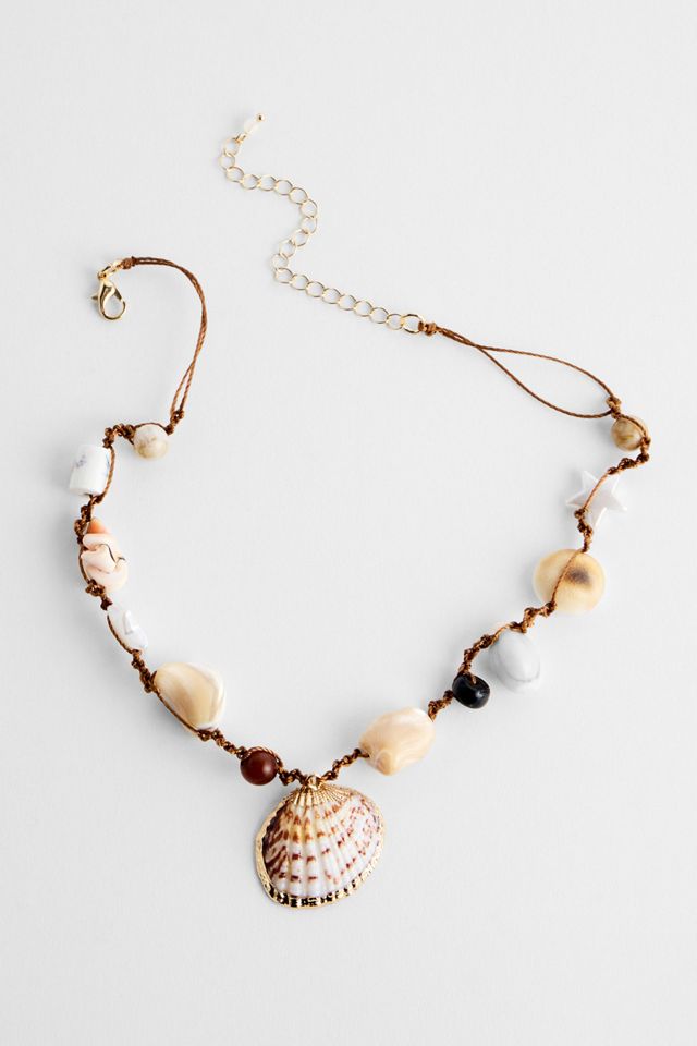 Collier à breloques multi-coquilles UO #2