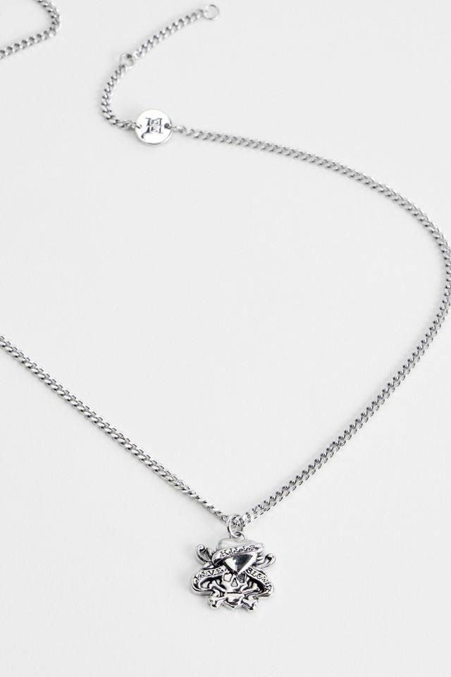Ed Hardy Love Kills Chain and Tattoo Heart Pendant #1