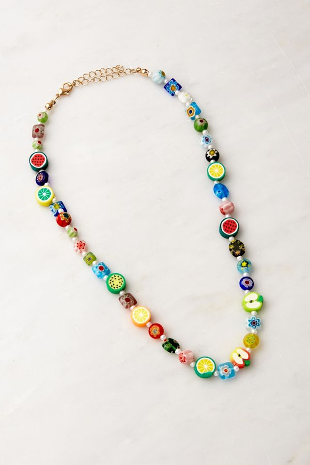 Novelty Bead Choker Necklace #1