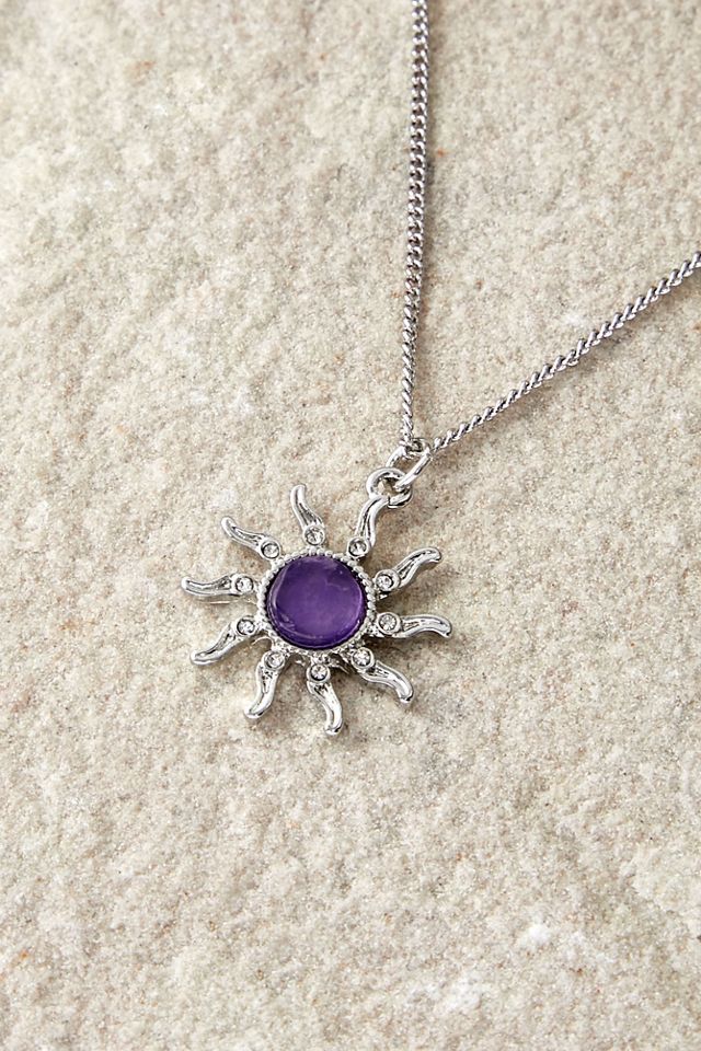 Boho Sun Pendant Necklace Urban Outfitters UK