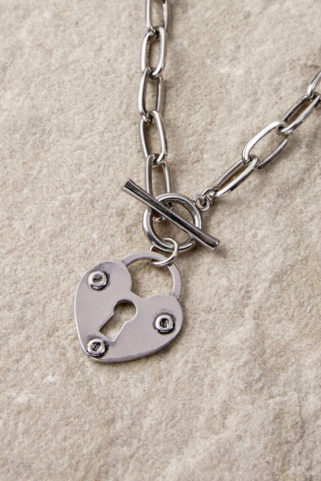 Urban outfitters padlock deals necklace