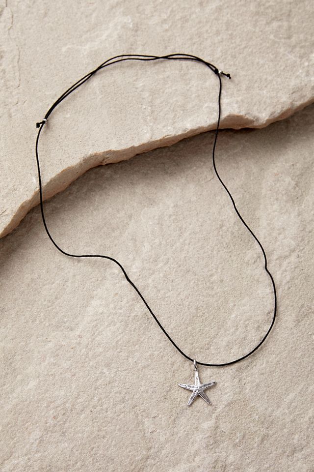 Silence + Noise Delicate Starfish Thread Necklace #2