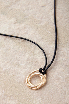 Silence + Noise Multi Loop Cord Necklace - Gold at Urban Outfitters