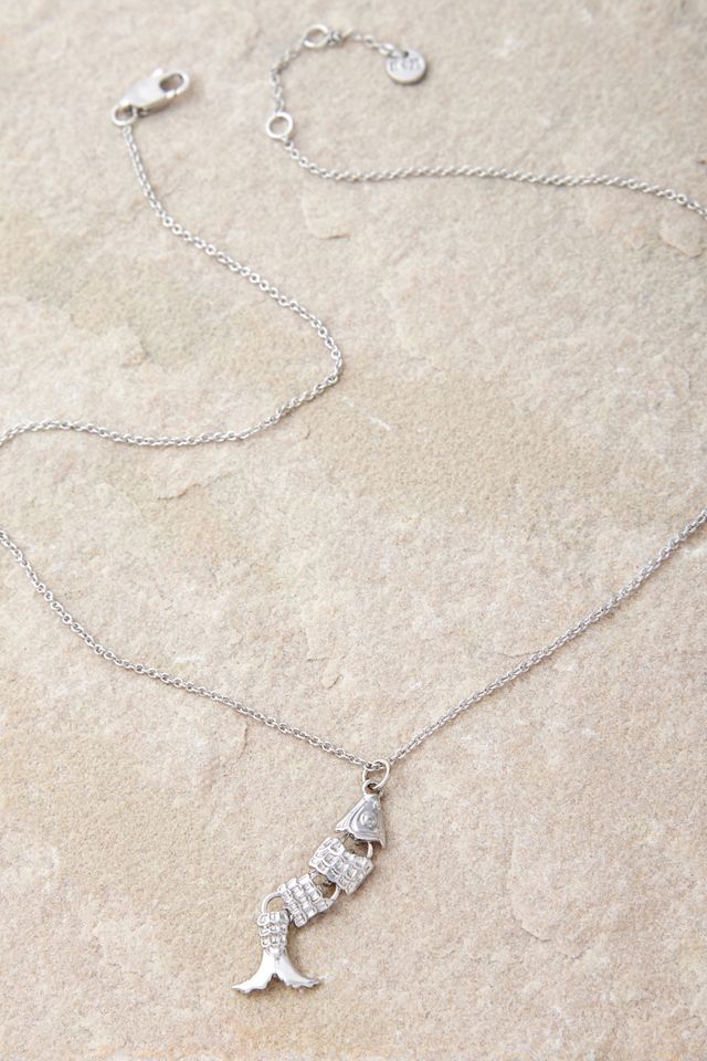 Silence + Noise Split Fish Pendant Necklace #2