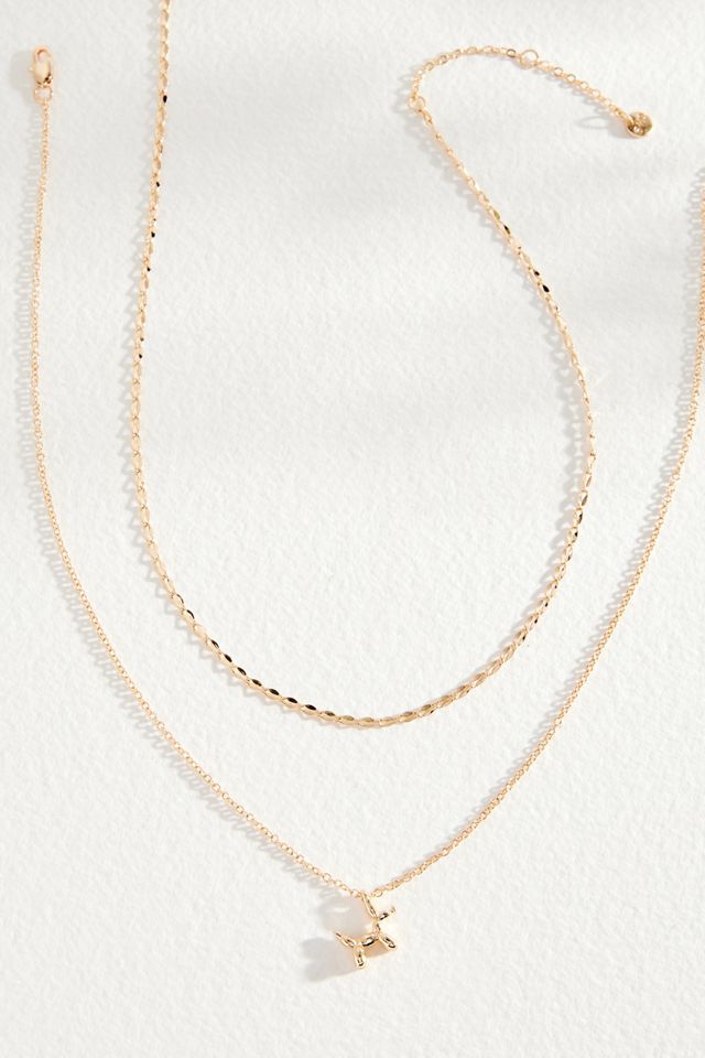 Silence + Noise Dog Charm Necklace #2