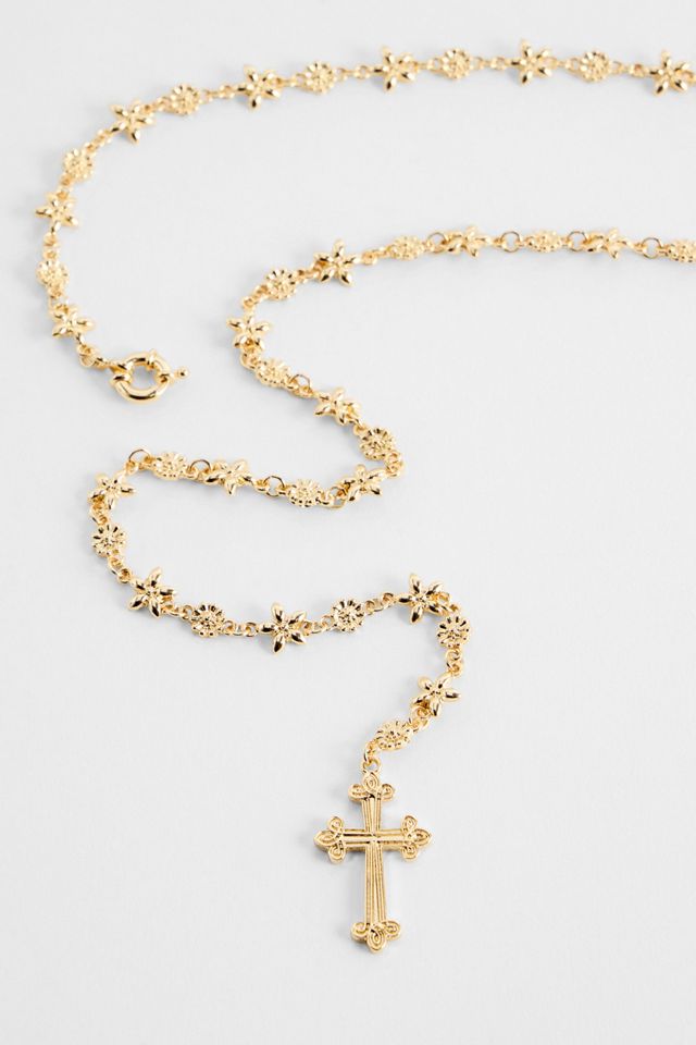 Collier ras de cou à maillons en forme de pétale Silence + Noise #2