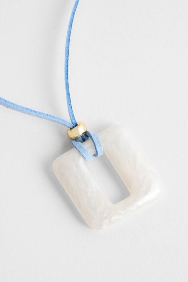 Silence + Noise Resin Cord Choker Necklace #2