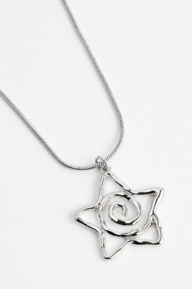 Silence + Noise Swirl Star Pendant Necklace #1