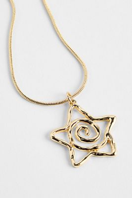 Collana con Ciondolo a Stella Vorticosa Silence + Noise