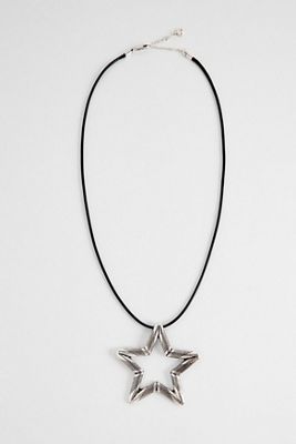 Collier cordon étoile en bambou Silence + Noise