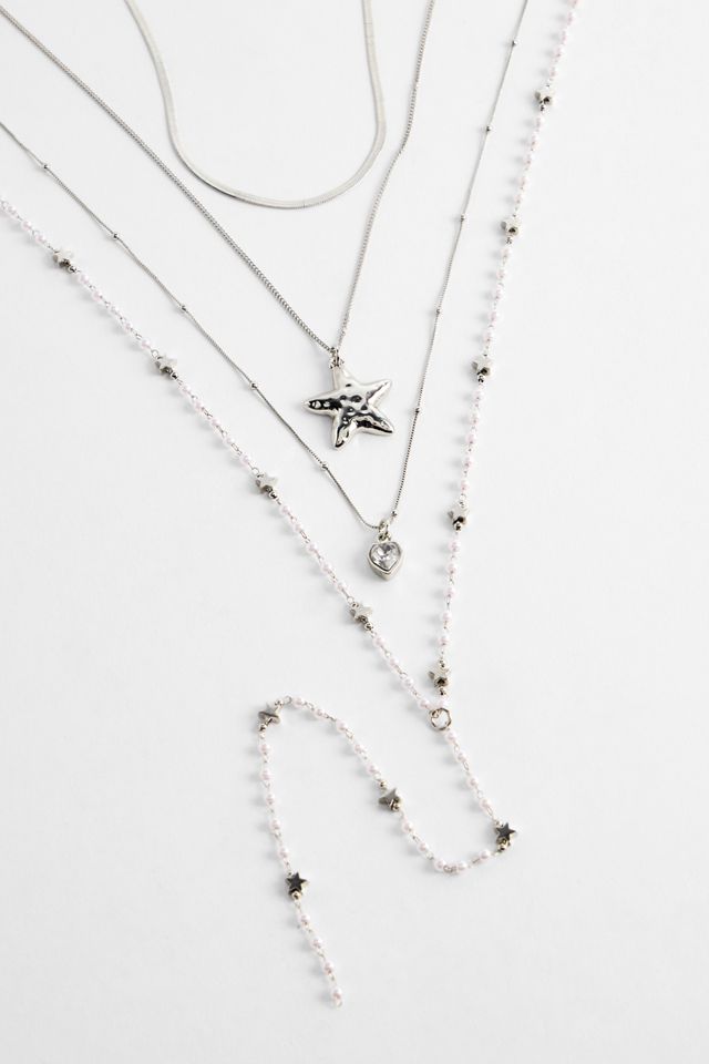 Silence + Noise Star 4-Layer Lariat Necklace #2