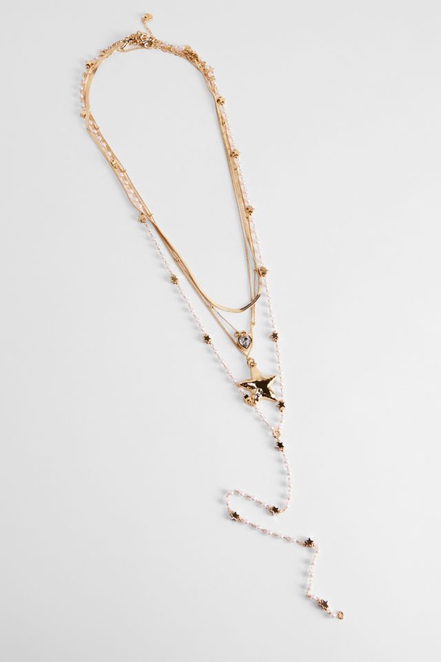 Collier ras-de-cou à 4 couches en étoile Silence + Noise #1