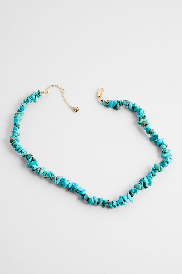 Collana Girocollo con Schegge di Turchese Silence + Noise #1